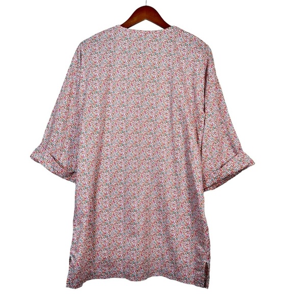 LIBERTY FABRIC x J. CREW V-neck Beach Tunic in Liberty Eloise floral - Picture 4 of 12